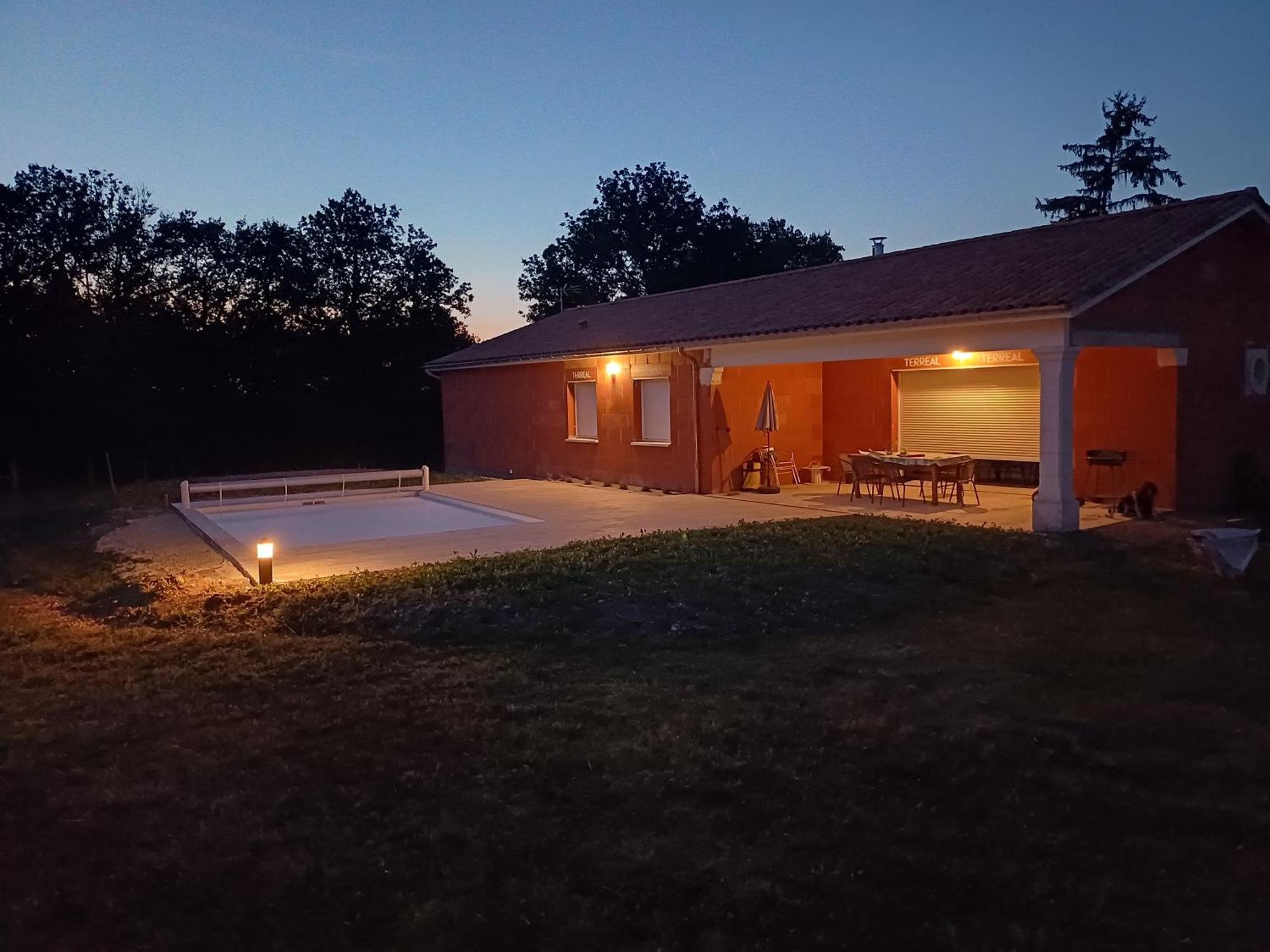 La Palombe Villa Chapdeuil Buitenkant foto